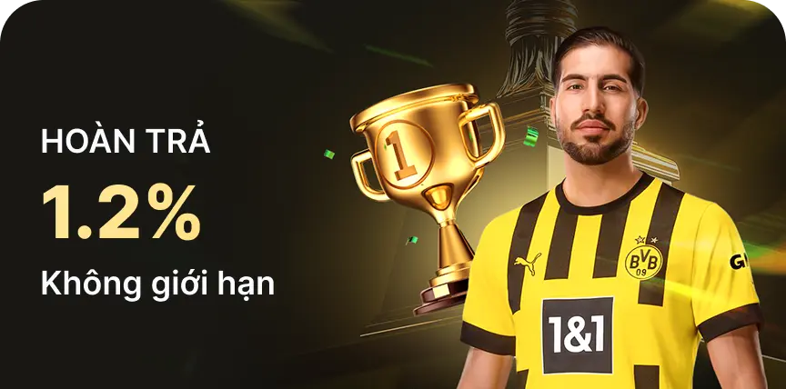Hoàn trả 1.2%